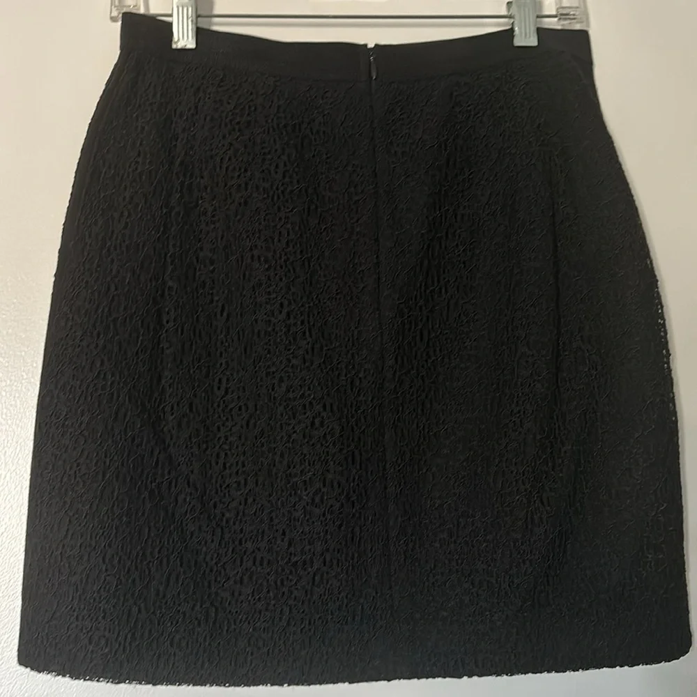 Black Textured Skirt - Picture 2 of 3